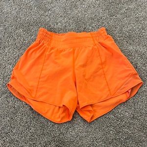 Lululemon orange hotty hots! Only worn once!